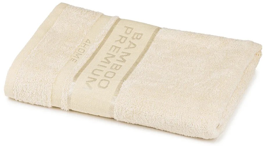 4Home fürdőlepedő Bamboo Premium krémszínű, 70 x 140 cm