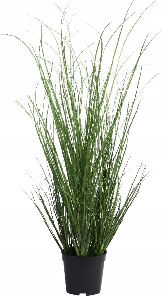 Műfű növény Zöld dekoratív cserépben XXL 124cm