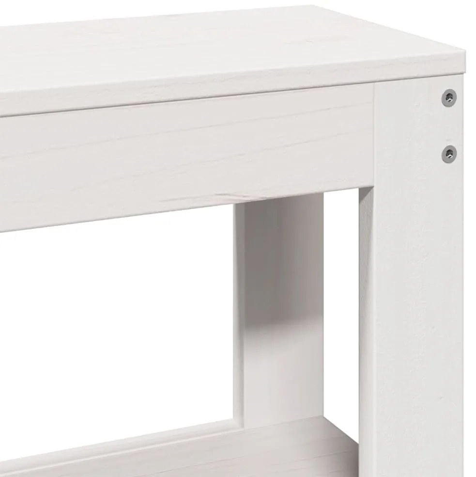 fehér ágykeret fejtámlával matrac nélkül 90x190 cm