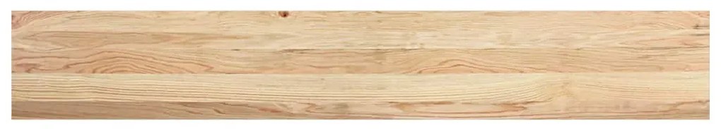 ablakpárkányok 2 db kezeletlen 160x25x2 cm tömör fa tölgyfa