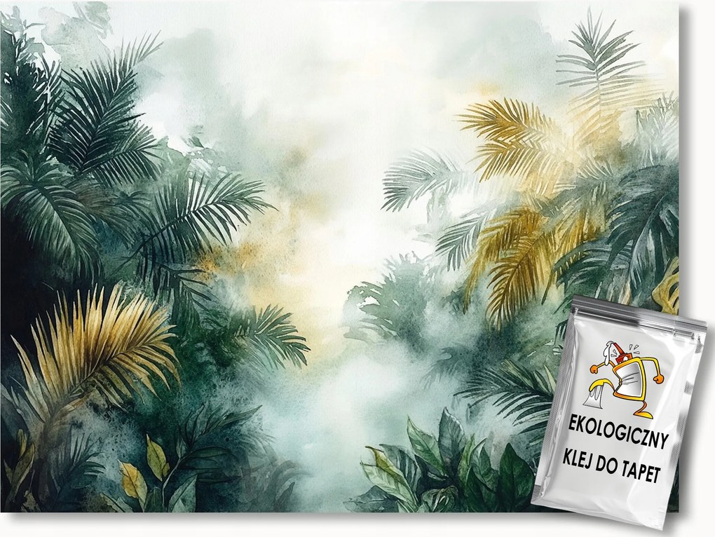Fotótapéta Flizelina Tájkép Trópusi Erdő Dzsungel Pálmafák 100x75 ragasztó