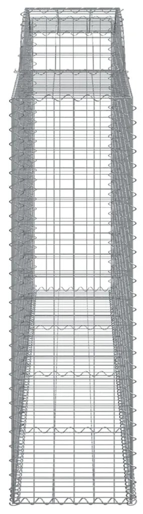 10 db íves horganyzott vas gabion kosár 300x50x160/180 cm
