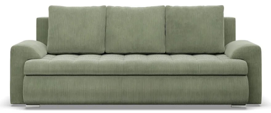 Tokio kanapéágy, kordbársony, zöld