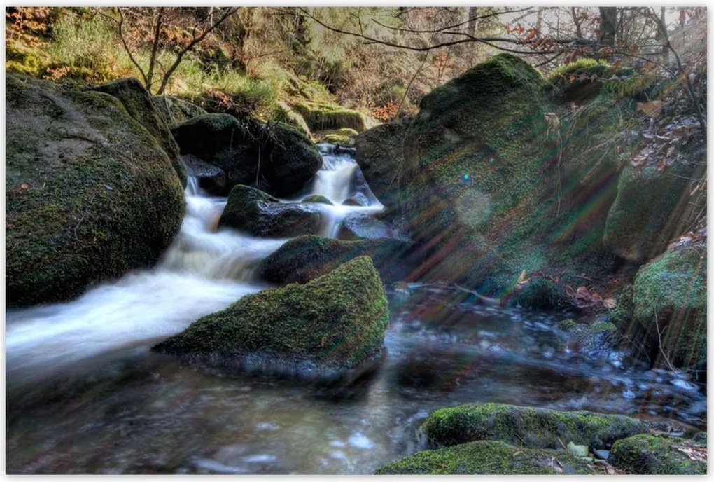 Poszterek 120x80 Látvány Hegyi folyó