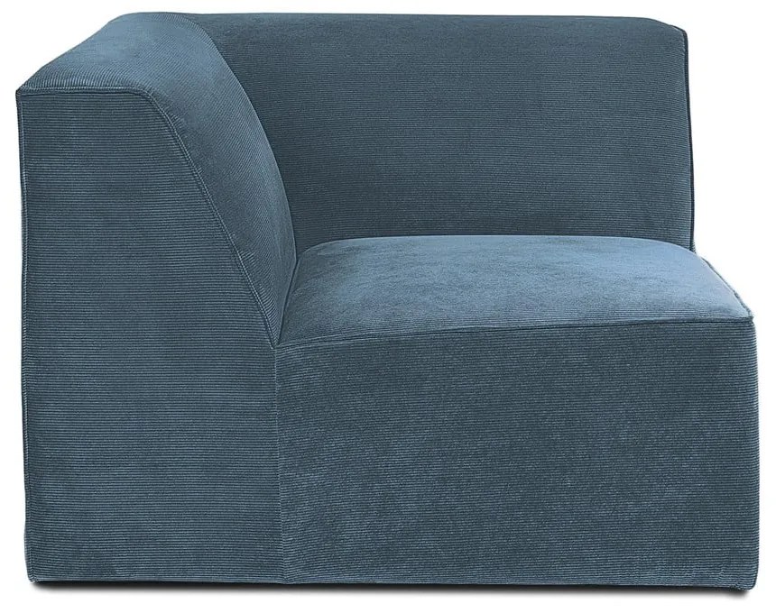 Kék kordbársony kanapé modul (variálható) Sting – Scandic