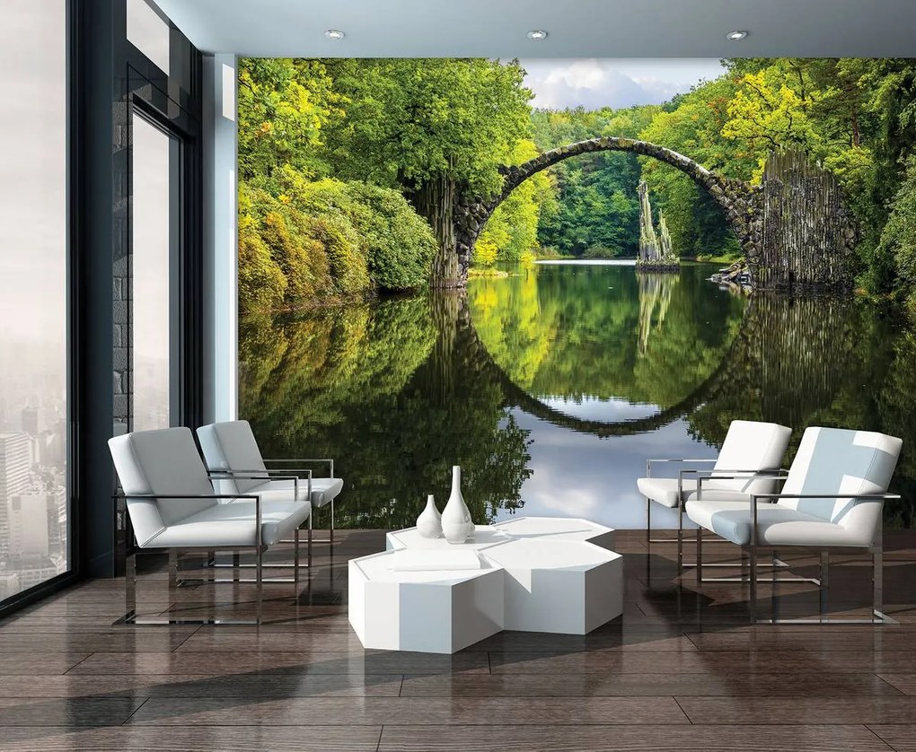 Fotótapéta - Híd - reflexió (152,5x104 cm)