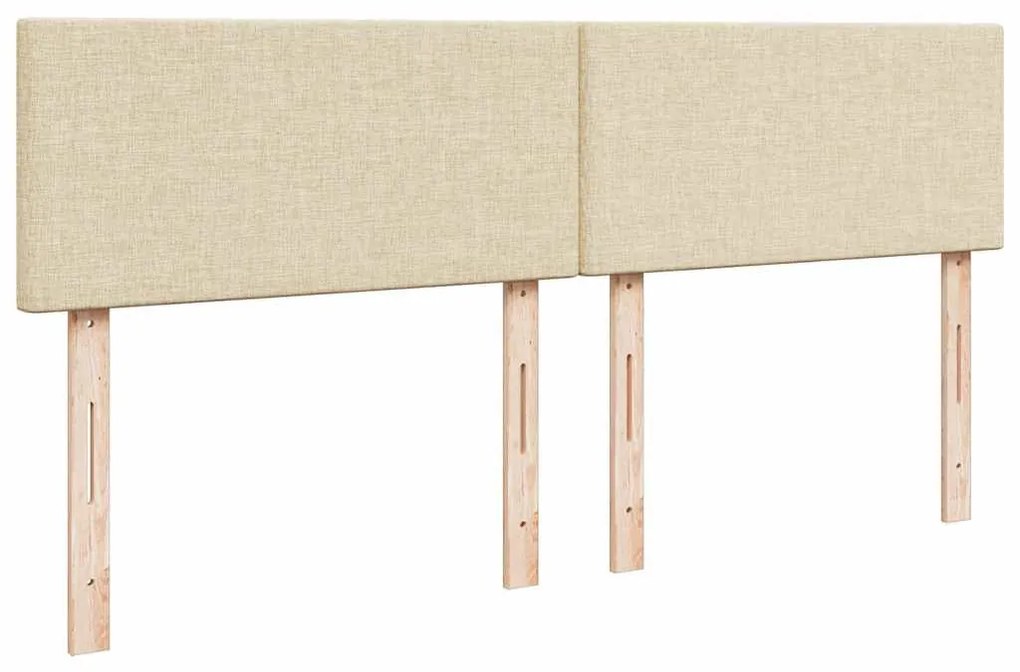 Ottomán ágykeret matraccal krém 200x200 cm anyaggal