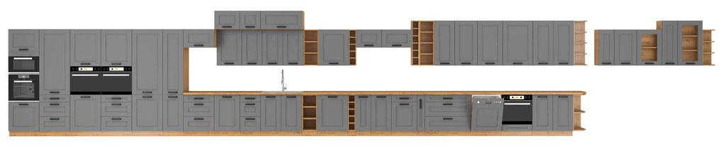 Alsó konyhaszekrény Lucid 30 D ZAK BB (artisan tölgy). 1045632