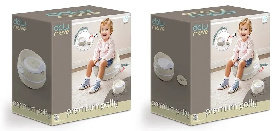 Dolu Premium gyermekbilincs, bézs, 19,5 x 34,5 x33,5 cm
