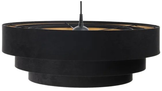 TRINITI lógcsillár 1xE27/60W/230V fekete/arany