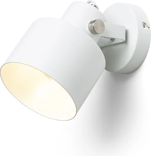 RENDL CELEIA felületre szerelhető matt fehér matt nikkel 230V LED E27 11W