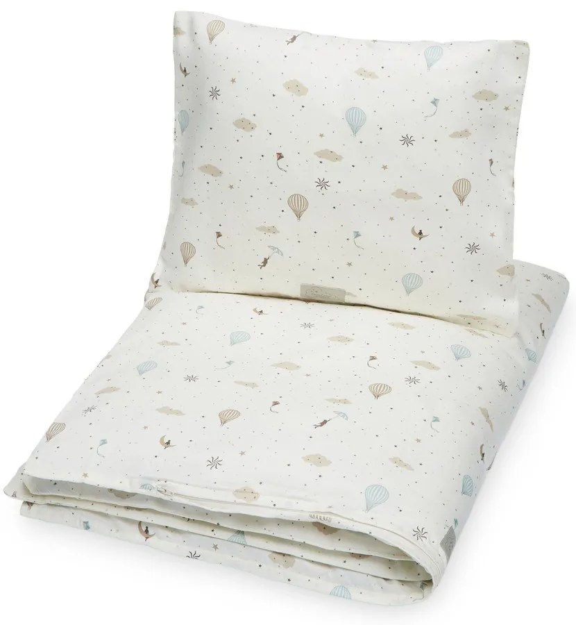 Elefántcsont színű bio pamut gyerek ágyneműhuzat babaágyhoz 100x140 cm Dreamland – Cam Cam Copenhagen