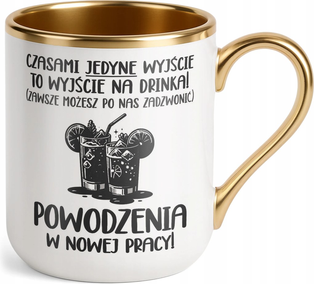 Prémium Arany Bögre Búcsúzás Távozás Munka Vicces Ajándék