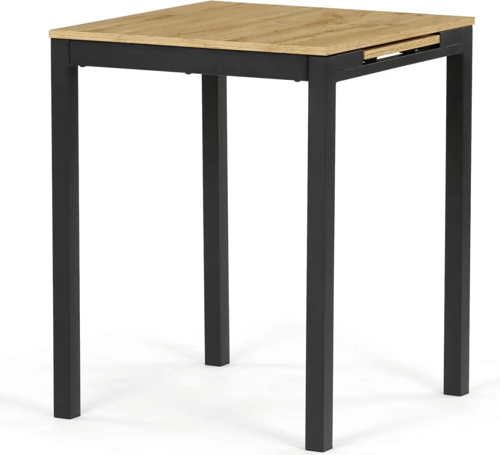 Étkezőasztal bővíthető 60–90 × 60 cm melamin tölgy OAK
