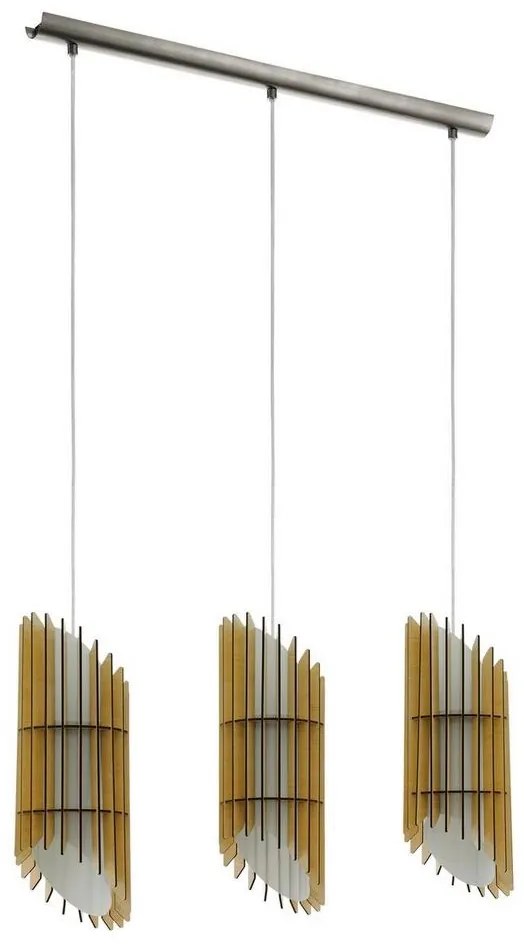 Eglo 33549 - Csillár zsinóron AGREDA 3xE27/40W/230V