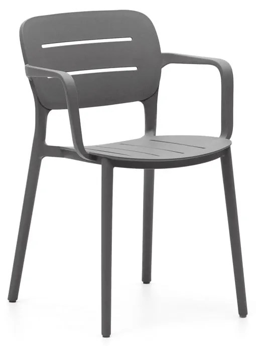 Szürke műanyag kerti szék Morella – Kave Home