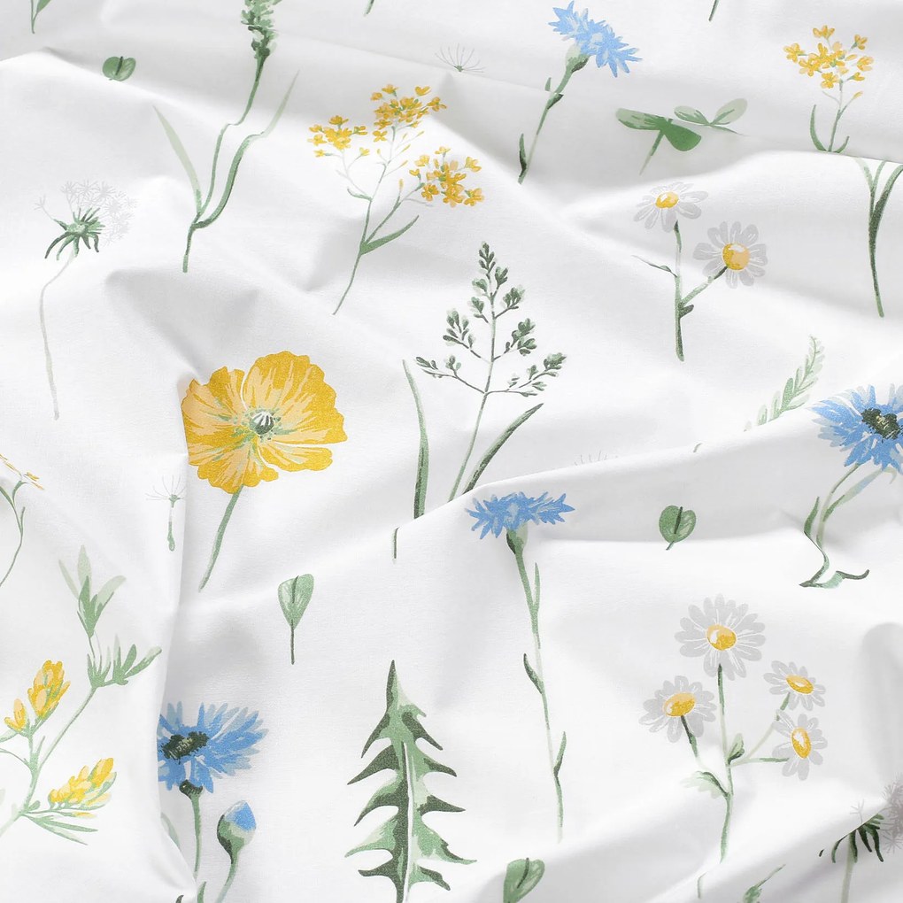 Goldea pamut gumis lepedő - magyar rét 80 x 160 cm