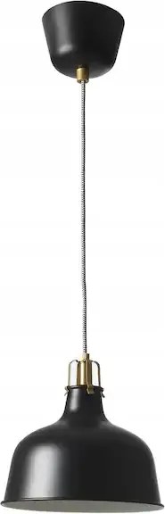 Ikea Ranarp Függőlámpa fekete 23 cm