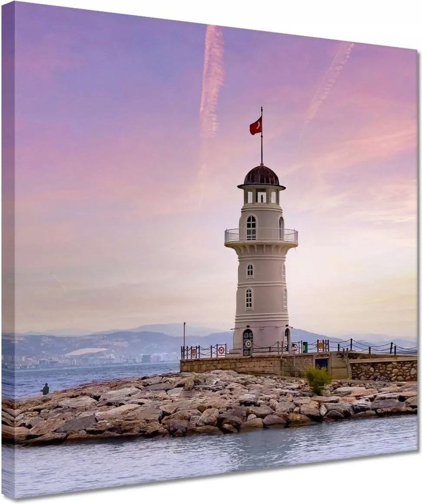 Vászonkép 30x30 Festői világítótorony