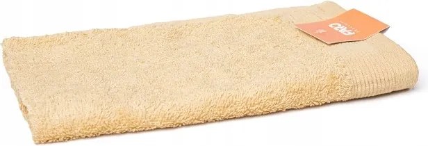 Aqua törölköző 30x50 bézs frottír 500 g/m2 Faro
