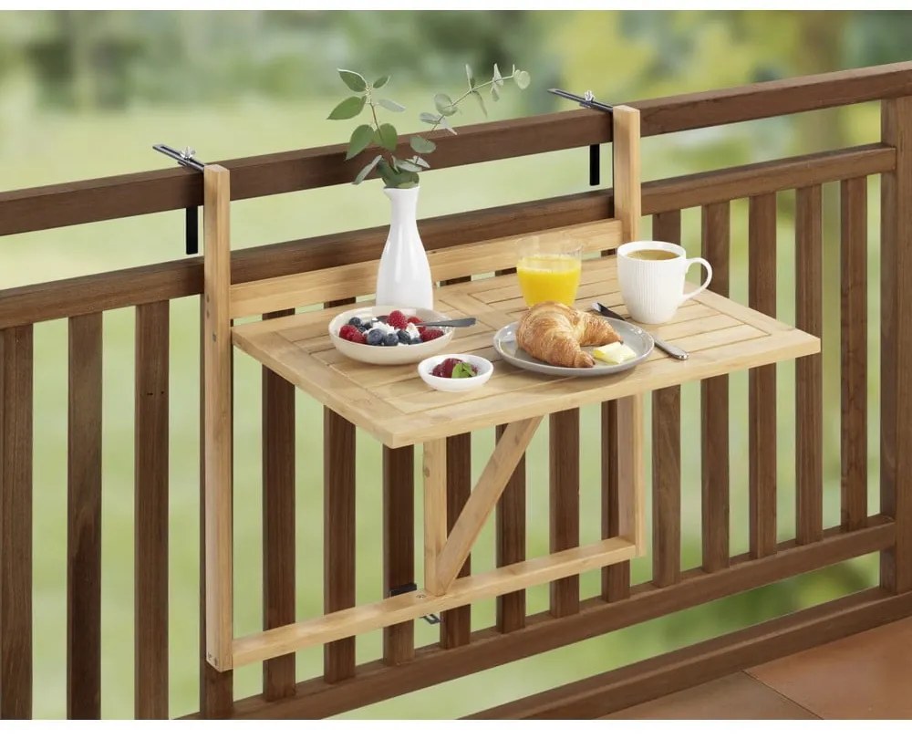 Bambusz kerti kisasztal 44x64 cm Waikiki – Wenko