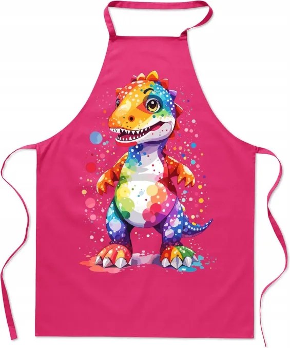 Konyhai kötény Színes Dinoszaurusz Nyomtatás Alkalmi Ajándék