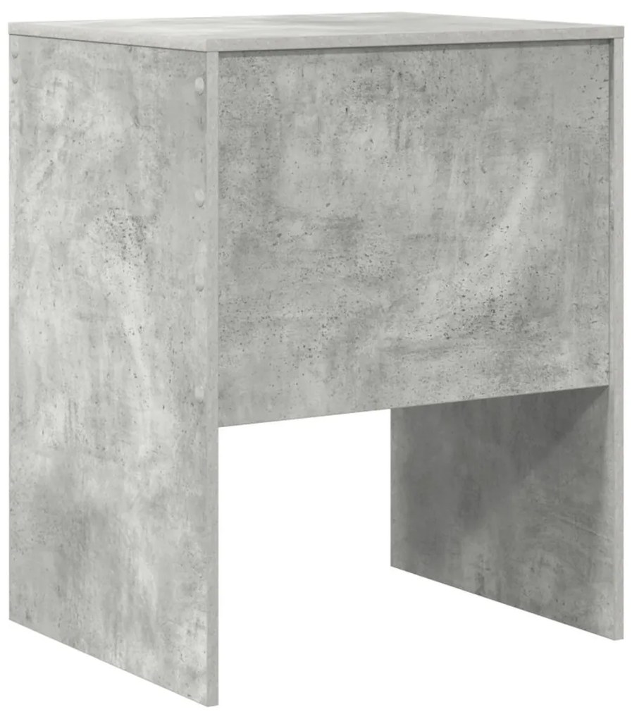 Asztal Beton szürke 60 x 50 x 76 cm Faanyag