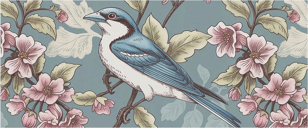 Fotótapéta Flizelina Dekoratív az irodába Tavaszi harmónia 250x104 Ragasztó