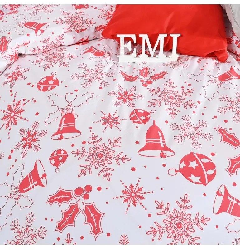 EMI Winter pamut ágyneműhuzat, A kibővített egyszemélyes ágy szett tartalma: 1x 140x220 + 1x 70x90