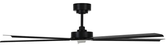 Lucci air 21616149 - MONZA mennyezeti ventilátor IP55 fekete, DO-val