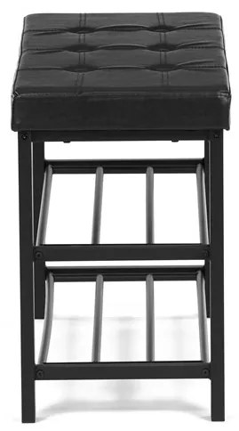 Fekete Fém Cipős Szekrény. ABO-W2012 BK