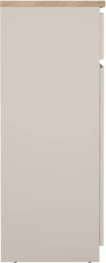 Krémszínű komód 80x100x40 cm Naia – Tvilum