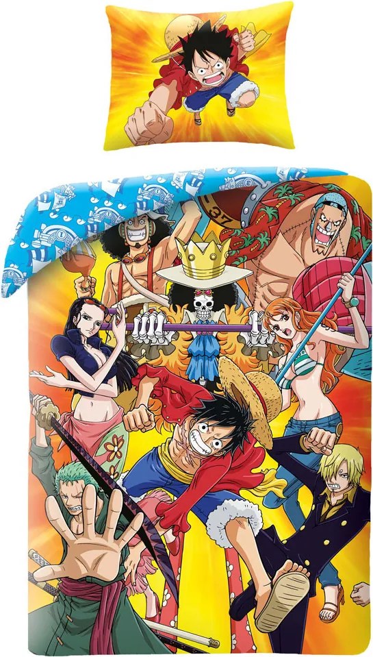 One Piece Fight ágyneműhuzat 140×200cm, 70×90 cm microfibre