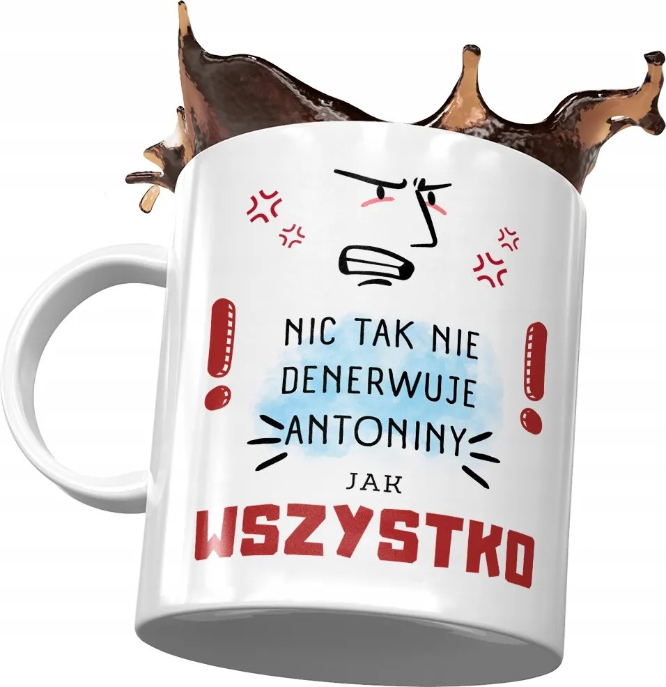 Bögre Antonina Feleség Barátnő Ajándék Nyomtatott Fotóval