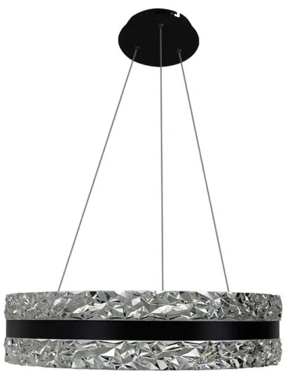 LED dimmelhető függeszték kábellel LED/80W/230V 3000-6500K fekete + DO