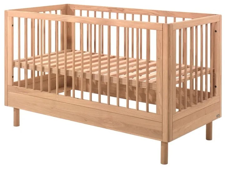 Natúr színű tölgyfa babaágy 70x140 cm Forrest – Vipack
