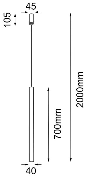 Shilo 7573 - Csillár zsinóron YABU 1xGU10-MR11/15W/230V fehér