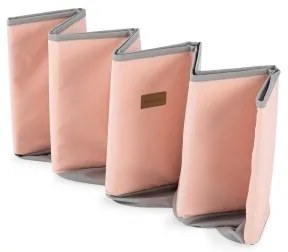 Gyerek száraz medence labdákkal, átmérő 80 cm, rózsaszín/szürke