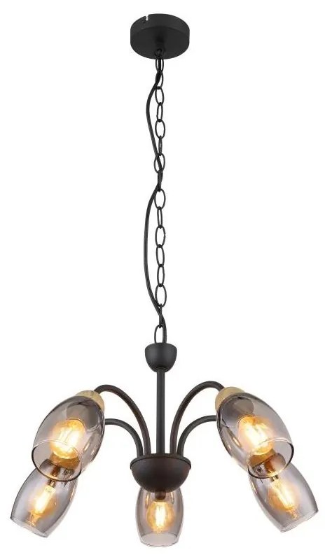 Globo 60297-5H - Csillár láncon GERLY 5xE14/25W/230V