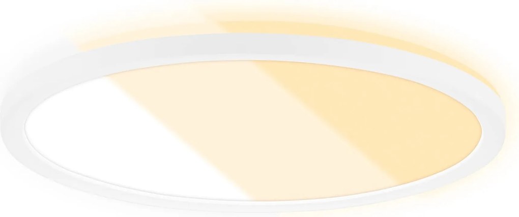 Led mennyezeti panel Briloner Cct 29,3 cm, 18W, 2400lm, fehér, állítható rúddal