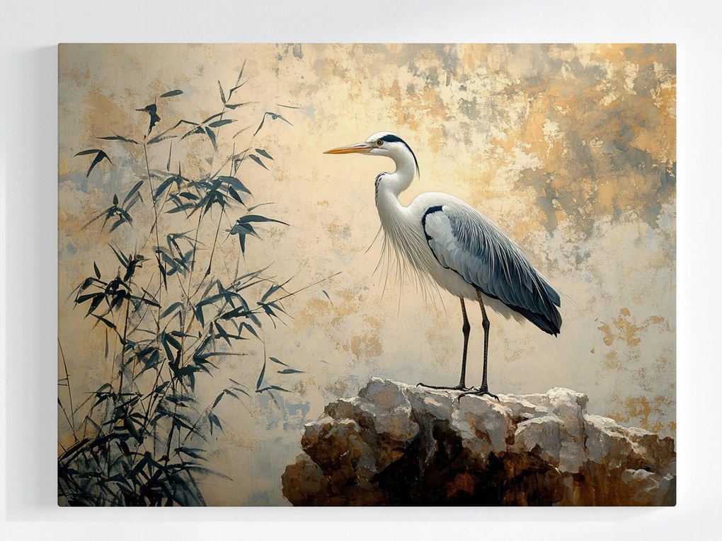 Poszter Grafika Madár Kócsag Természet 100x75