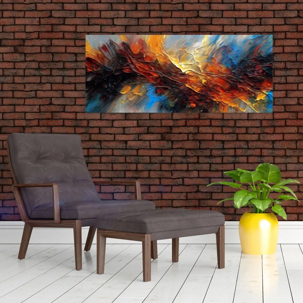 Kép - Színes textúra (120x50 cm)