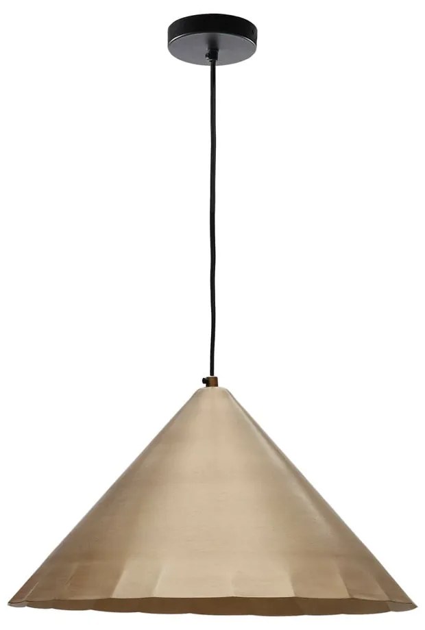 Sárgaréz színű függőlámpa fém búrával ø 46 cm Parlava – Kave Home