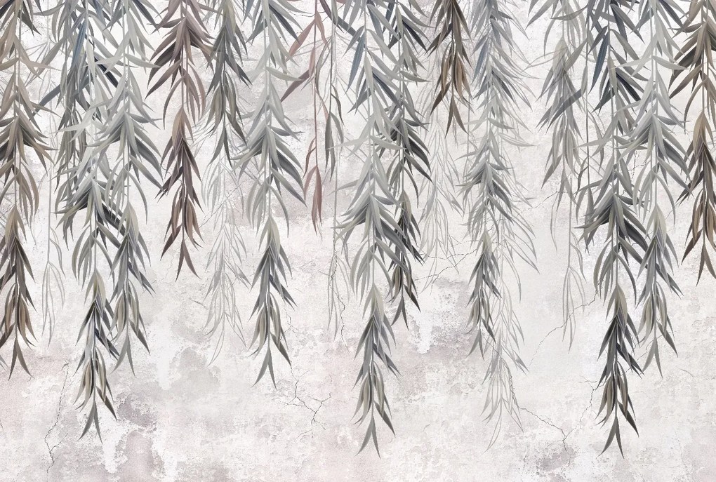 Tapéta vinil flizelin modern 3D pálma levelek wz4 Méretre