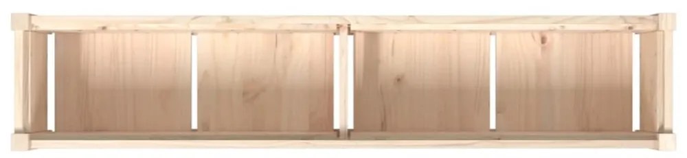 tömör fenyőfa növénytartó 150x31x31 cm