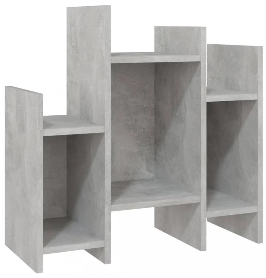 betonszürke szerelt fa kisszekrény 60 x 26 x 60 cm