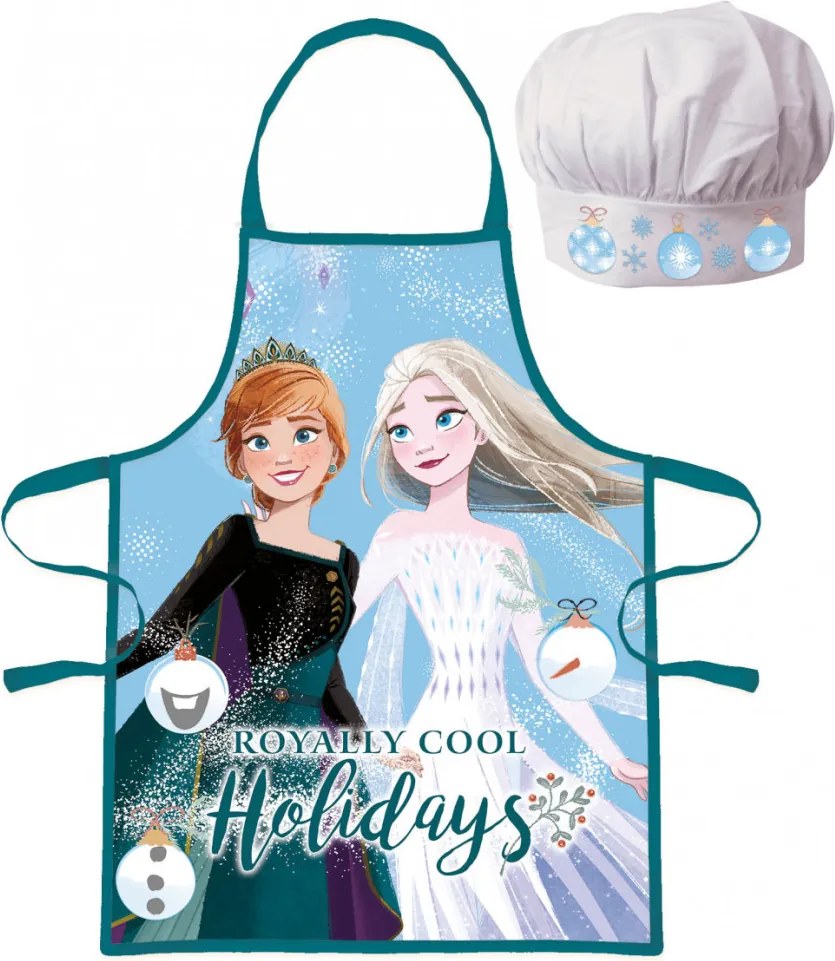 Disney Jégvarázs Royally Cool Karácsonyi gyerek kötény 2 darabos szett