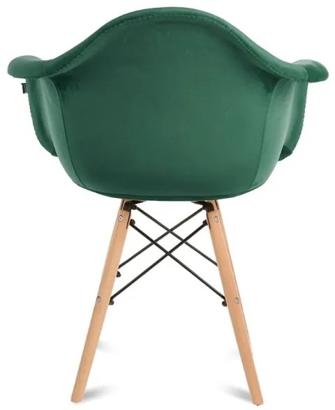 KÉSZLET 2x Étkezőszék NEREA 80x60,5 cm zöld/bükkfa