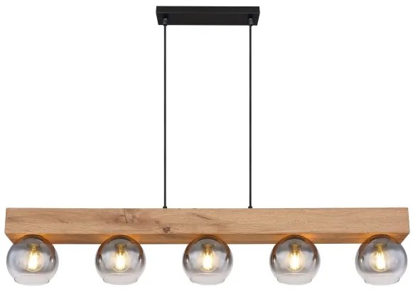 Globo 15656-5H - MOITAS 5xE27/40W/230V függeszték kábellel