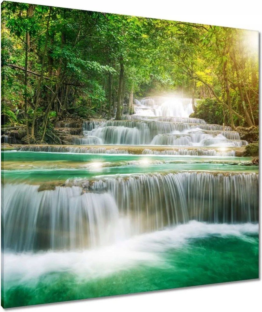 Vászonkép 90x90 Vízesés Ázsiában